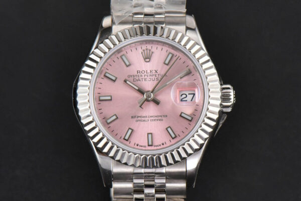 DateJust 28MM Ladies WF Pink Dial Jubilee Bracelet A2236