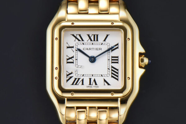 Panthère Secrete Ladies 27mm YG BVF White Dial YG Bracelet Ronda Quartz
