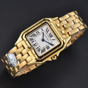 Panthère Secrete Ladies 27mm YG BVF White Dial YG Bracelet Ronda Quartz - Image 4