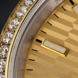 DateJust 36MM YG/SS Diamond BPF YG Motif Dial Oyster Bracelet A2824 - Image 7