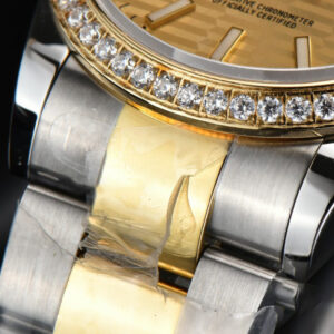 DateJust 36MM YG/SS Diamond BPF YG Motif Dial Oyster Bracelet A2824 - Image 11