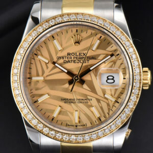 DateJust 36MM YG/SS Diamond BPF YG Plam Dial Oyster Bracelet A2824