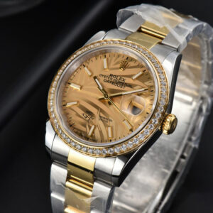 DateJust 36MM YG/SS Diamond BPF YG Plam Dial Oyster Bracelet A2824 - Image 3