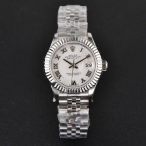 DateJust 28MM Ladies WF White Dial Roma Marker Jubilee Bracelet A2236 - Image 2
