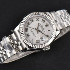 DateJust 28MM Ladies WF White Dial Roma Marker Jubilee Bracelet A2236 - Image 3