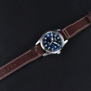 Mark XVIII IWC327010 V7F 40MM Blue Dial Brown Leather Strap V7F A2892 - Image 11