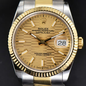 DateJust 36MM YG/SS BPF YG Motif Dial Oyster Bracelet A2824