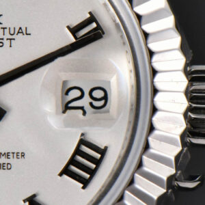 DateJust 28MM Ladies WF White Dial Roma Marker Jubilee Bracelet A2236 - Image 9