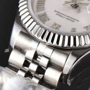 DateJust 28MM Ladies WF White Dial Roma Marker Jubilee Bracelet A2236 - Image 10