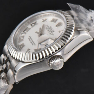 DateJust 28MM Ladies WF White Dial Roma Marker Jubilee Bracelet A2236 - Image 11