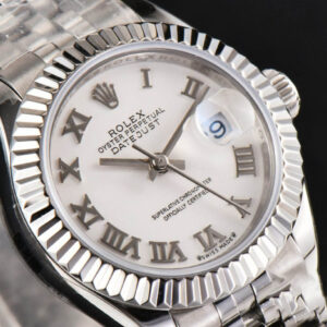 DateJust 28MM Ladies WF White Dial Roma Marker Jubilee Bracelet A2236 - Image 12
