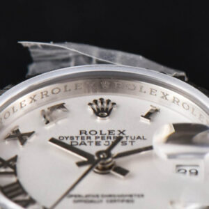 DateJust 28MM Ladies WF White Dial Roma Marker Jubilee Bracelet A2236 - Image 13