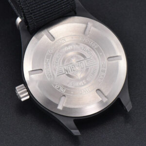 Pilot Top Gun IW326901 41mm V7F Black Ceramic Black Nylon Strap A32111 - Image 6