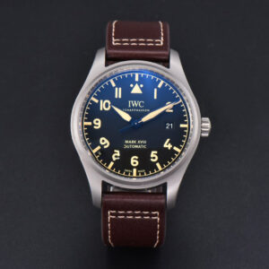 Mark XVIII IWC327006 V7F 40MM Black Dial Brown Leather Strap V7F A2892 - Image 17