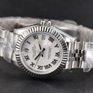 DateJust 28MM Ladies WF White Dial Roma Marker Jubilee Bracelet A2236 - Image 15