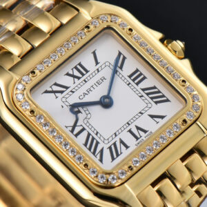Panthère Secrete Ladies 27mm YG BVF White Dial Diamond Bezel RG Bracelet Ronda Quartz - Image 26