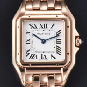 Panthère Secrete Ladies 27mm RG BVF White Dial RG Bracelet Ronda Quartz