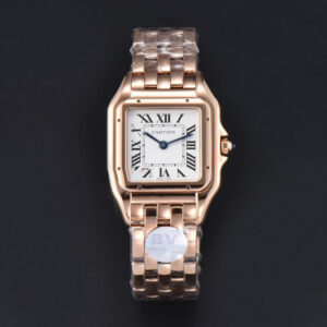 Panthère Secrete Ladies 27mm RG BVF White Dial RG Bracelet Ronda Quartz - Image 3