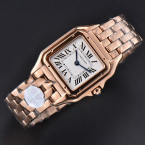 Panthère Secrete Ladies 27mm RG BVF White Dial RG Bracelet Ronda Quartz - Image 4