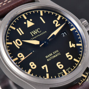 Mark XVIII IWC327006 V7F 40MM Black Dial Brown Leather Strap V7F A2892 - Image 26
