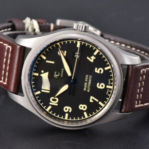 Mark XVIII IWC327006 V7F 40MM Black Dial Brown Leather Strap V7F A2892 - Image 27