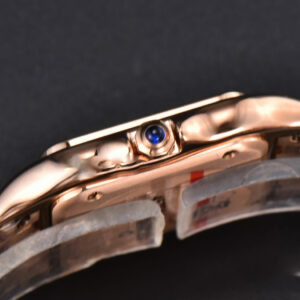 Panthère Secrete Ladies 27mm RG BVF White Dial Diamond Bezel RG Bracelet Ronda Quartz - Image 3