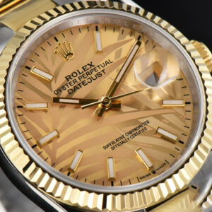 DateJust 36MM YG/SS BPF YG Palm Dial Oyster Bracelet A2824 - Image 13