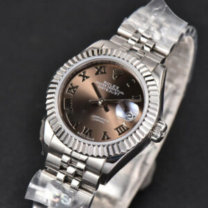 DateJust 28MM Ladies WF Gray Dial Roma Marker Jubilee Bracelet A2236 - Image 3