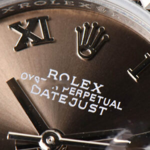 DateJust 28MM Ladies WF Gray Dial Roma Marker Jubilee Bracelet A2236 - Image 4