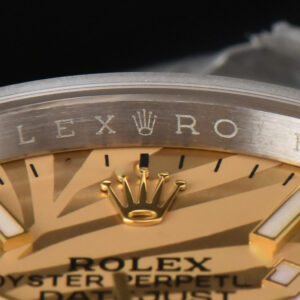 DateJust 36MM YG/SS BPF YG Palm Dial Oyster Bracelet A2824 - Image 14