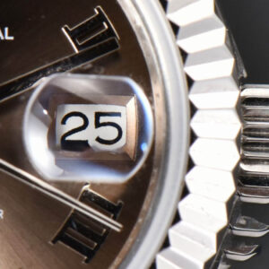 DateJust 28MM Ladies WF Gray Dial Roma Marker Jubilee Bracelet A2236 - Image 8
