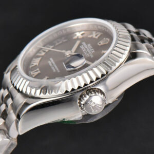DateJust 28MM Ladies WF Gray Dial Roma Marker Jubilee Bracelet A2236 - Image 10