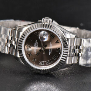 DateJust 28MM Ladies WF Gray Dial Roma Marker Jubilee Bracelet A2236 - Image 14