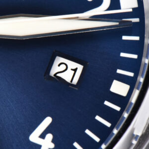 Mark XVIII IWC327010 V7F 40MM Blue Dial Brown Leather Strap V7F A2892 - Image 18