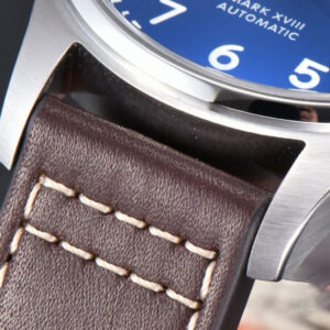 Mark XVIII IWC327010 V7F 40MM Blue Dial Brown Leather Strap V7F A2892 - Image 19