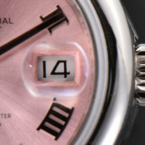 DateJust 28MM Ladies WF Smooth Bezel Pink Dial Roma Marker Jubilee Bracelet A2236 - Image 8