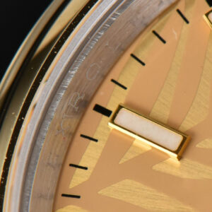 DateJust 36MM YG/SS BPF Smooth YG Palm Dial Oyster Bracelet A2824 - Image 6