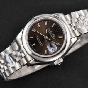 DateJust 28MM Ladies WF Smooth Bezel Gray Dial Jubilee Bracelet A2236 - Image 3