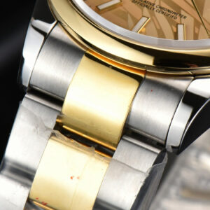 DateJust 36MM YG/SS BPF Smooth YG Palm Dial Oyster Bracelet A2824 - Image 10