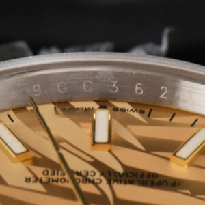 DateJust 36MM YG/SS BPF Smooth YG Palm Dial Oyster Bracelet A2824 - Image 14