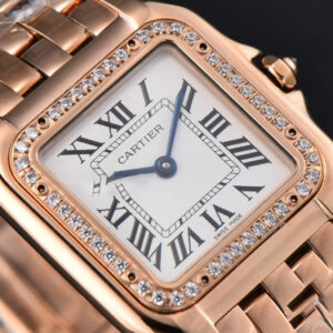 Panthère Secrete Ladies 27mm RG BVF White Dial Diamond Bezel RG Bracelet Ronda Quartz - Image 26