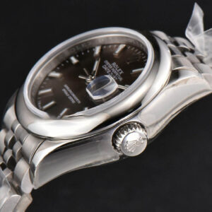 DateJust 28MM Ladies WF Smooth Bezel Gray Dial Jubilee Bracelet A2236 - Image 11