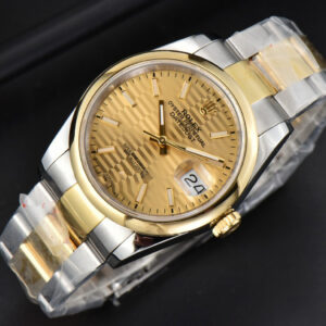 DateJust 36MM YG/SS BPF Smooth YG Motif Dial Oyster Bracelet A2824 - Image 3