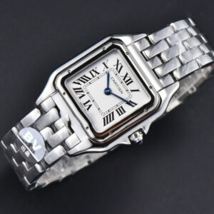 Panthère Secrete Ladies 27mm SS BVF White Dial on SS Bracelet Ronda Quartz - Image 4
