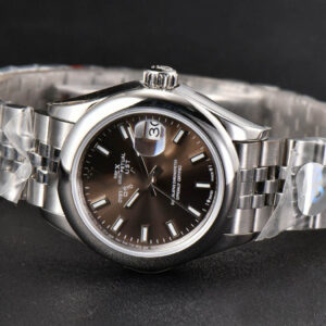 DateJust 28MM Ladies WF Smooth Bezel Gray Dial Jubilee Bracelet A2236 - Image 13