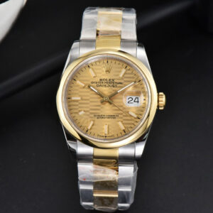DateJust 36MM YG/SS BPF Smooth YG Motif Dial Oyster Bracelet A2824 - Image 4