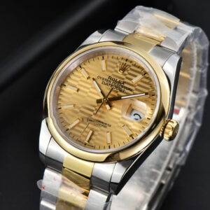 DateJust 36MM YG/SS BPF Smooth YG Motif Dial Oyster Bracelet A2824 - Image 5