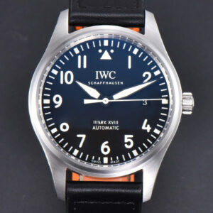 Mark XVIII IWC327009 V7F 40MM Black Dial Black Leather Strap V7F A2892