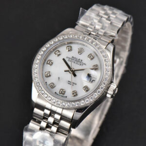 DateJust 28MM Ladies WF Diamond MOP Dial Diamond Marker Jubilee Bracelet A2236 - Image 2