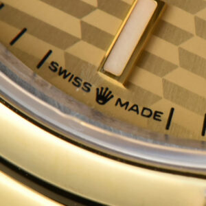 DateJust 36MM YG/SS BPF Smooth YG Motif Dial Oyster Bracelet A2824 - Image 9